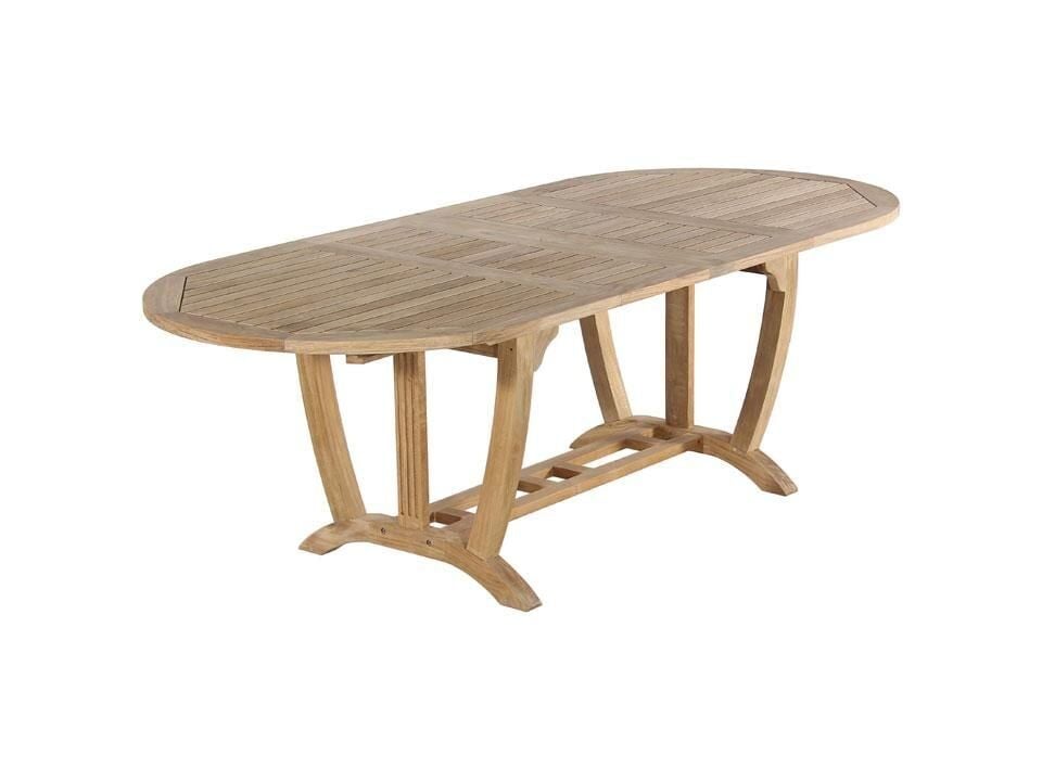 Royal Teak Oval Masa 105x170/240 Cm