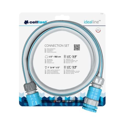 Cellfast Ideal Hortum Bağlantı Seti 1/2'' 150 cm