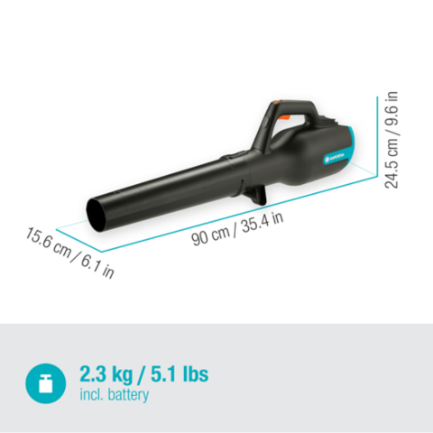 Gardena 14890-20 Akülü Üfleyici PowerJet 18V P4A Hazır Set