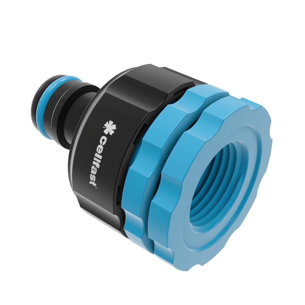 Cellfast Ergo™ Dişi Dişli Musluk Bağlantı Aparatı G1/2''(21mm) - G3/4''(26,5mm) - 1''(33,3mm)