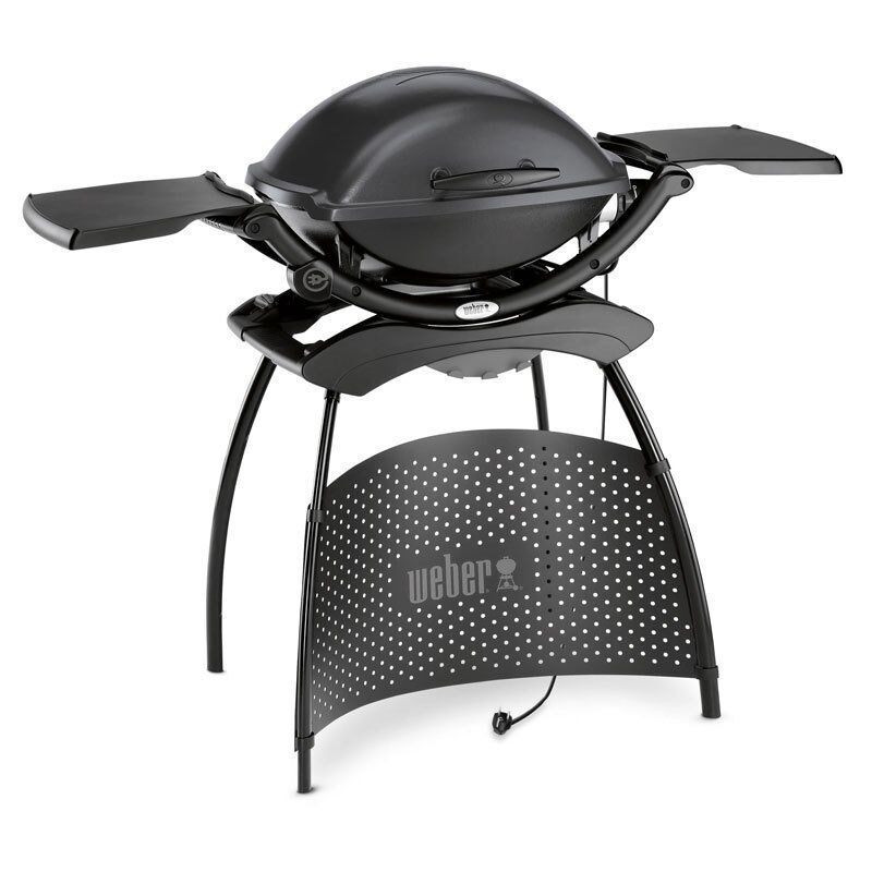 Weber Q 2400 Koyu Gri Yan Sehpalı ve Standlı