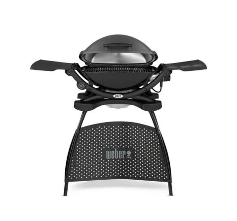 Weber Q 2400 Koyu Gri Yan Sehpalı ve Standlı