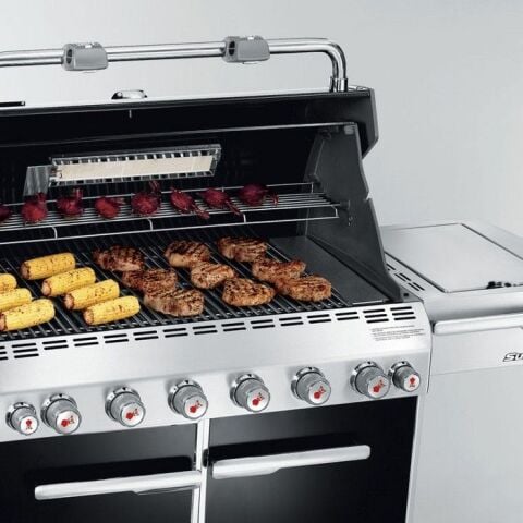 Weber Summit E-670 GBS Gazlı Mangal Siyah