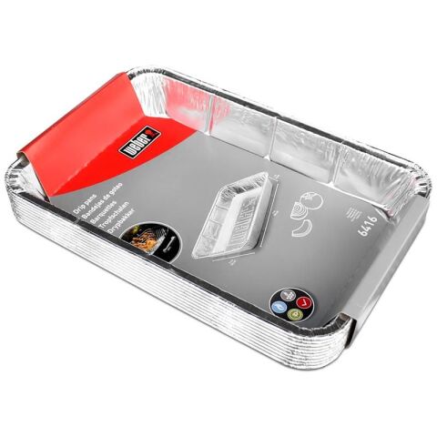 Weber Alüminyum Kömürlü Mangal Damlama Kapları Büyük 10 'lu