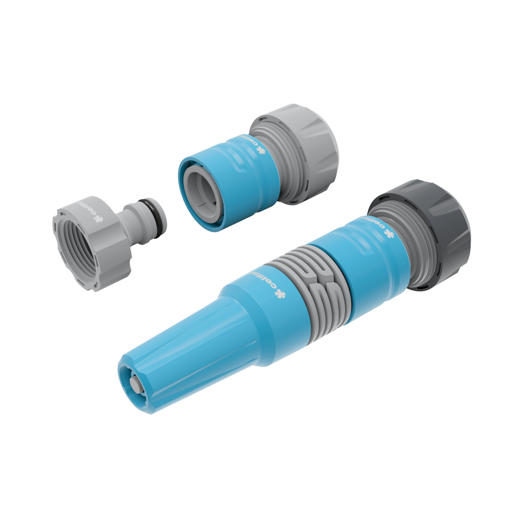 Cellfast Ideal Ayarlanabilir Hortum Sulama Başlığı Seti 3/4''