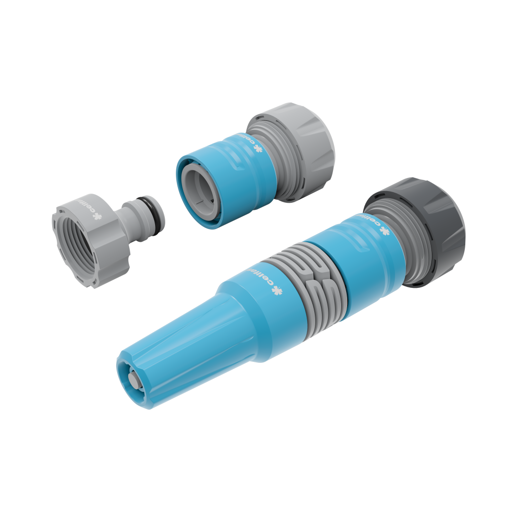 Cellfast Ideal Ayarlanabilir Hortum Sulama Başlığı Seti 3/4''