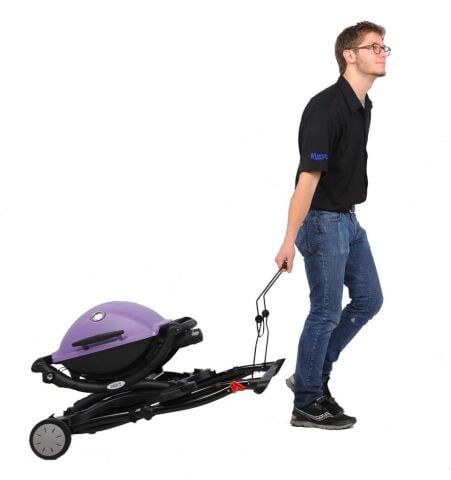 Weber Q 1000 ve Q 2000 Mangal İçin Tekerlekli Sehpa