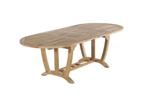 Royal Teak Oval Masa 105x170/240 Cm