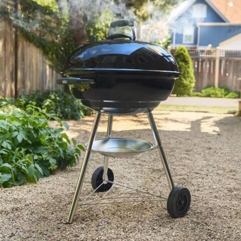 Weber Compact Kettle Ø 57 Cm Kömürlü Mangal | Barbekü Siyah