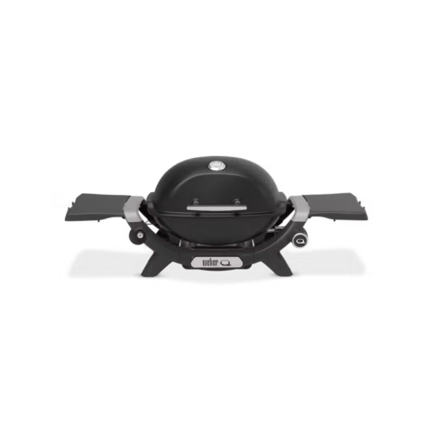 Weber Q 1200N Yan Sehpalı Gazlı Mangal Siyah