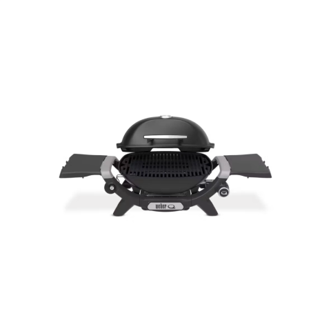 Weber Q 1200N Yan Sehpalı Gazlı Mangal Siyah