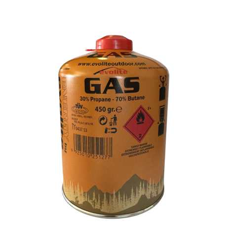 Evolite Vidalı 450 Gr. Mangal Mini Gaz Tüpü (Ocak Kartuşu)