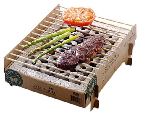 Casus Grill Tek Kullanımlık Hazır Kullan At Kömürlü Mangal