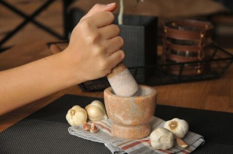 Mano Portakal Çiçeği Taş Havan