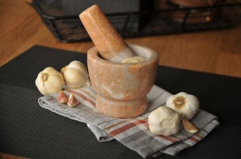 Mano Portakal Çiçeği Taş Havan