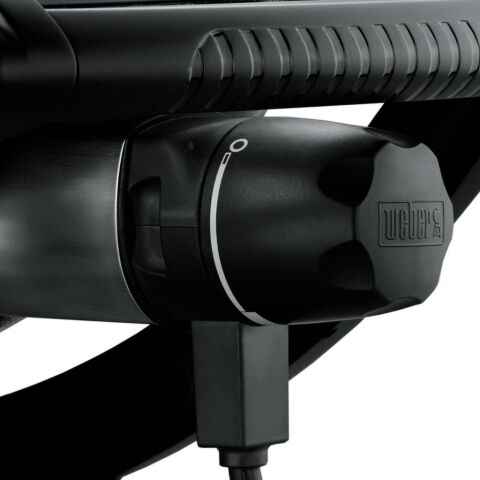 Weber Q 1400 Elektrikli Mangal Koyu Gri Stand ve Yan Tezgahlı