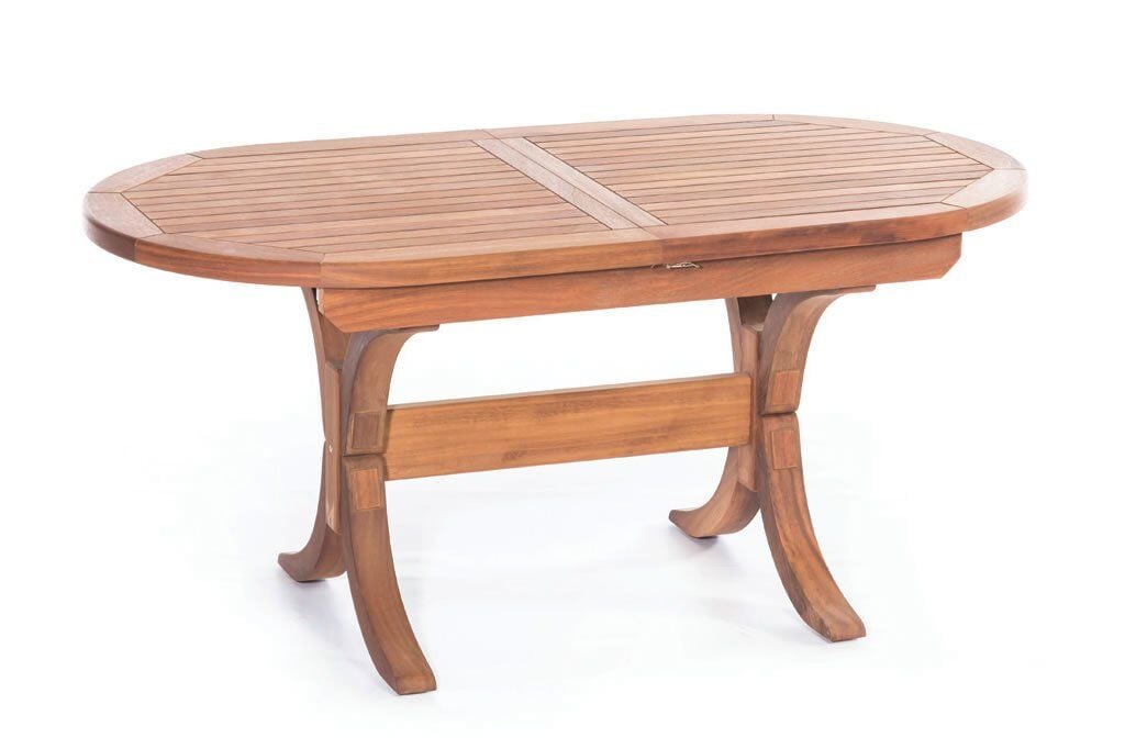 Lotus 90x170/210 Cm Iroko Bahçe Masası