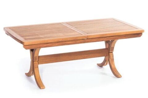 Lotus 100x200/250 Cm Iroko Bahçe Masası