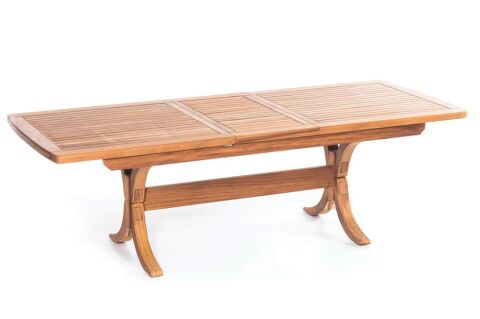 Lotus 100x200/250 Cm Iroko Bahçe Masası