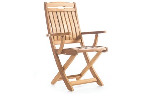 Maya S Iroko Kollu Bahçe Sandalyesi