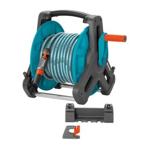 Gardena 08009-20 Duvara Montelı Hortum Arabası Set