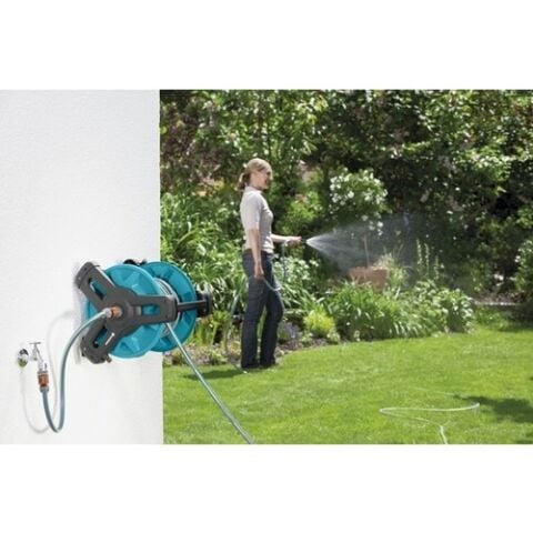 Gardena 08009-20 Duvara Montelı Hortum Arabası Set