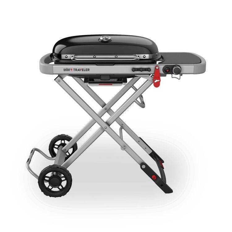 Weber Traveler Portatif Gazlı Mangal Siyah