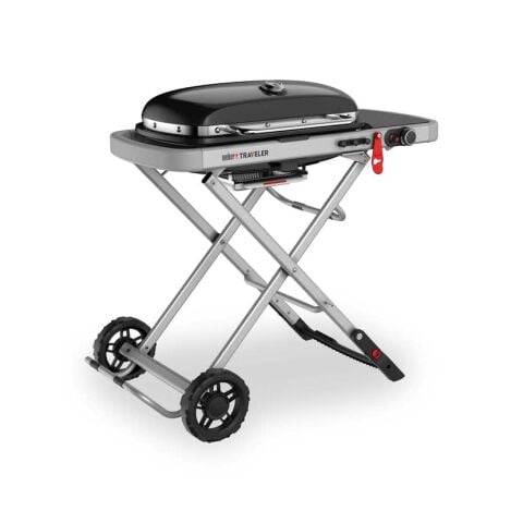 Weber Traveler Portatif Gazlı Mangal Siyah