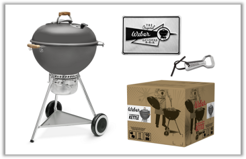 Weber Master Touch GBS 70. Yıl Dönümü 57 Cm Kömürlü Mangal Gri