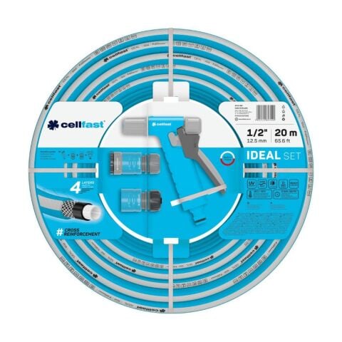 Cellfast Ideal Bahçe Sulama Hortumu Seti 1/2'' 20 m