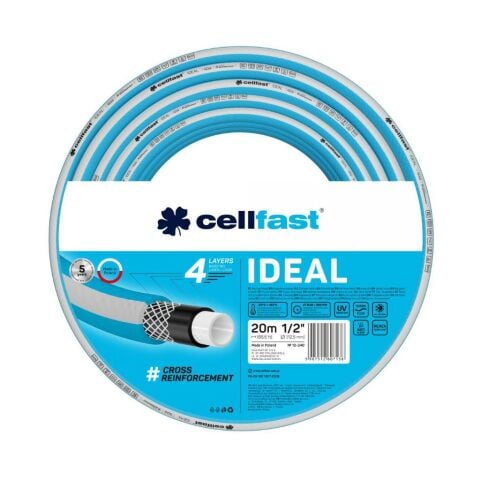 Cellfast Ideal 4 Katmanlı Bahçe Sulama Hortumu 1/2'' 20 m
