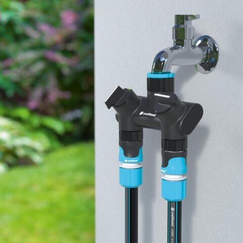 Cellfast Ergo İkili Su Dağıtıcı Konnektör Musluk Bağlantı Aparatı G1/2''-G3/4''-G1''