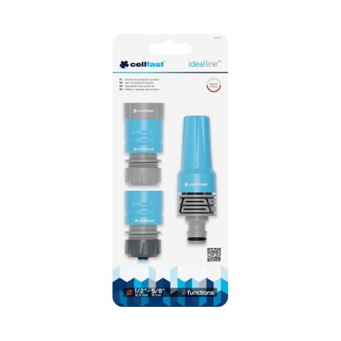 Cellfast Cellpro Ideal Ayarlanabilir Hortum Sulama Başlığı Seti 1/2''