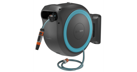 Gardena 18645-20 Akülü Duvara Monte Hortum Kutusu PowerRoll XXL Seti 40 m