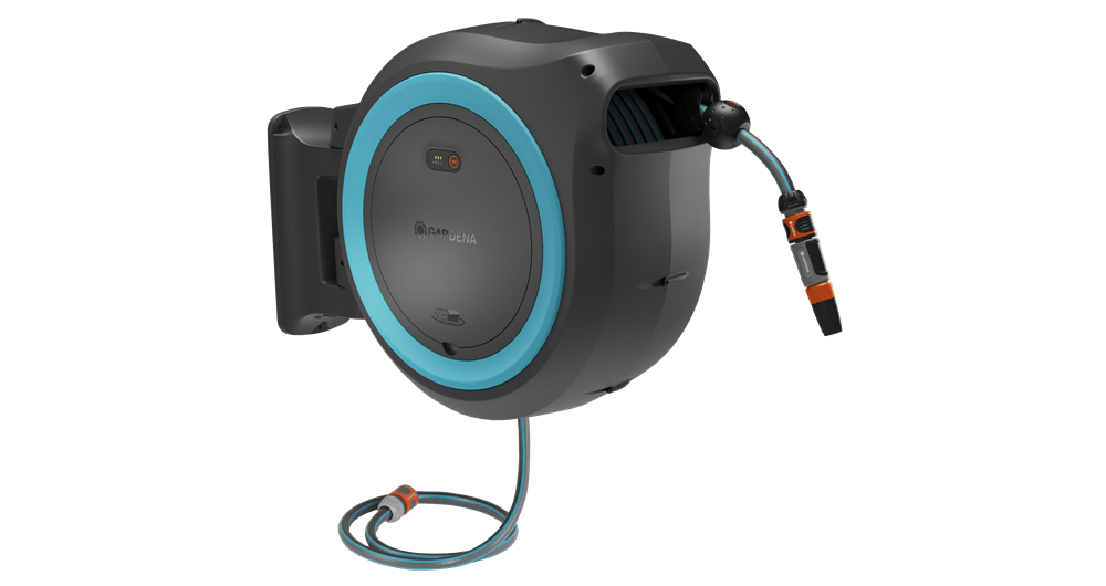 Gardena 18640-20 Akülü Duvara Monte Hortum Kutusu PowerRoll XL Seti 35 m