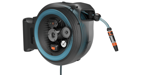 Gardena 18640-20 Akülü Duvara Monte Hortum Kutusu PowerRoll XL Seti 35 m