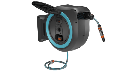 Gardena 18640-20 Akülü Duvara Monte Hortum Kutusu PowerRoll XL Seti 35 m