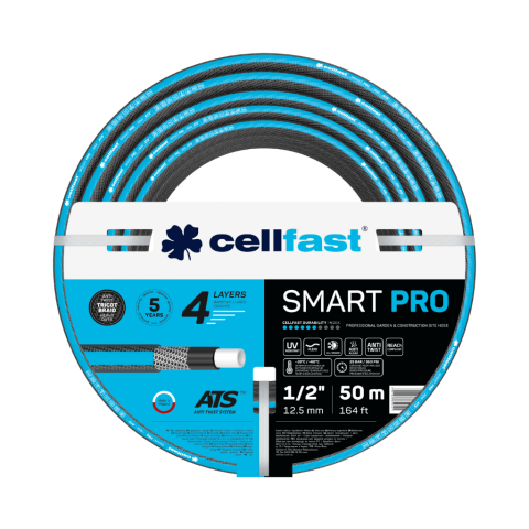 Cellfast Smart Pro Ats 4 Katmanlı Bahçe Sulama Hortumu 1/2'' 50 m